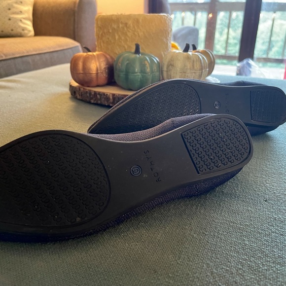 SOLD+Rothy’s Navy Blue Pointed-Toe Flats - Picture 3 of 4